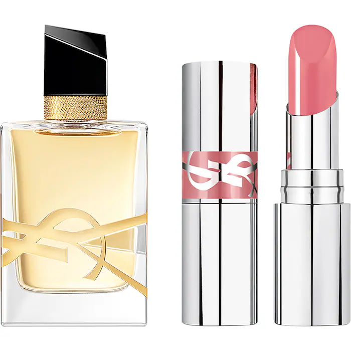 YLS - Mini Libre Eau de Parfum + Set de Regalo Dúo de Lápiz Labial Loveshine